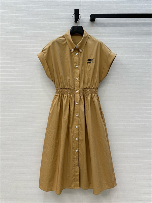 미우미우 민소매 원피스 M42992 2025/신상