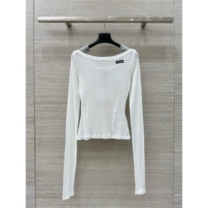 미우미우 긴팔 티셔츠 M41604 2025/신상