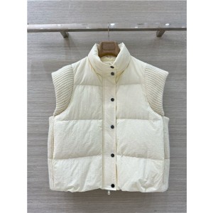브루넬로 쿠치넬리 패딩 조끼 (충전재-거위털) B68501 2025/신상
