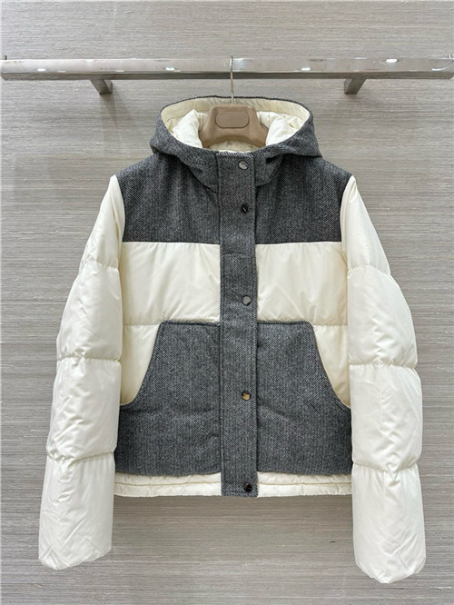 브루넬로 쿠치넬리 후드 패딩 자켓 (충전재-거위털) B68301 2025/신상