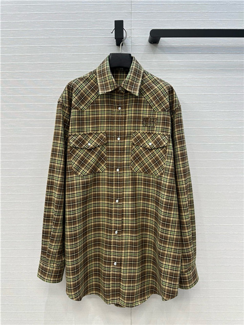 미우미우 긴팔 셔츠 M63408 2025/신상