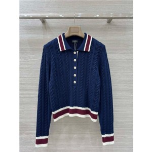 샤넬 긴팔 폴로 니트 C82906 2025/신상