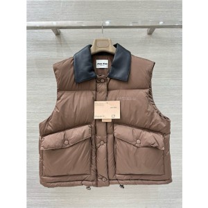 미우미우 패딩 조끼 (충전재-거위털) M54704 2025/신상