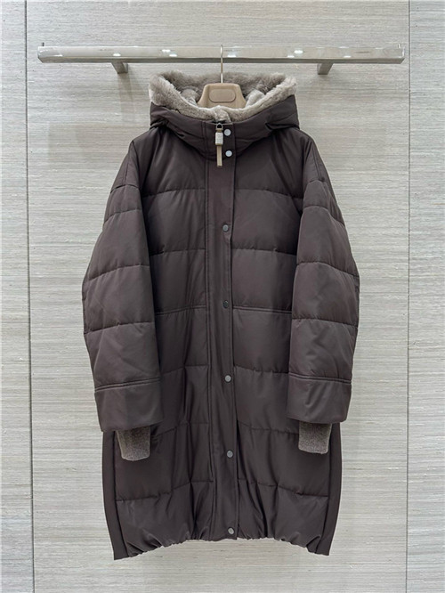 브루넬로 쿠치넬리 후드 패딩 자켓 (충전재-거위털) B61470 2025/신상