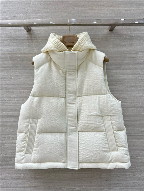 로로피아나 후드 패딩 조끼 (충전재-거위털) L59404 2025/신상