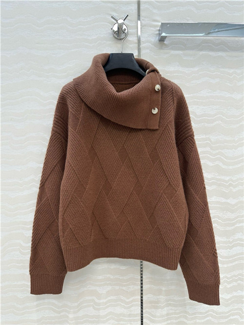 에르메스 캐시미어 긴팔 니트 목플라 H74102 2025/신상