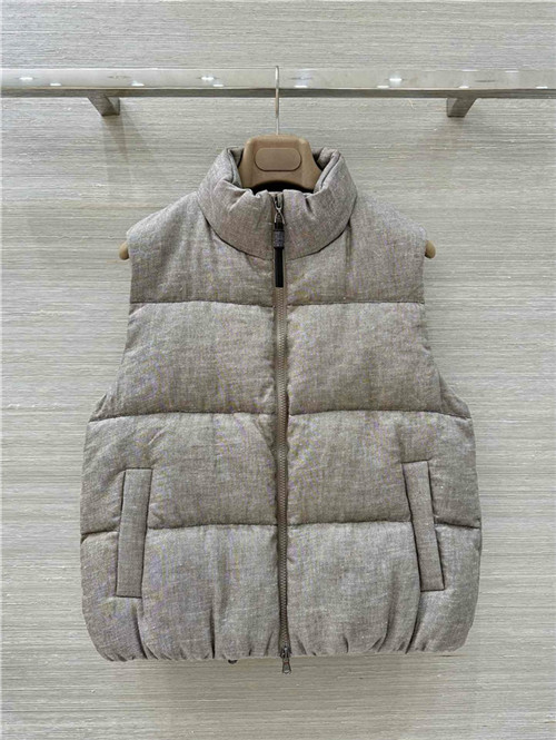 브루넬로 쿠치넬리 패딩 조끼 (충전재-거위털) B67203 2025/신상