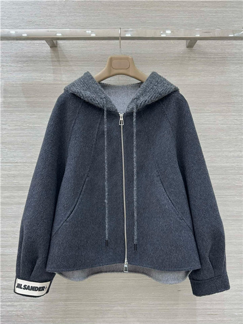질 샌더 후드 자켓 J15201 2025/신상