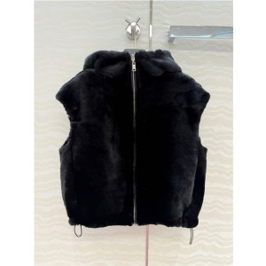 프라다 양면 양털 일체형 조끼 P81050 2025/신상