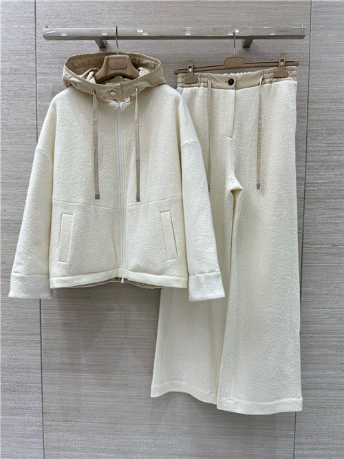 브루넬로 쿠치넬리 후드 솜 자켓 B41250 2025/신상