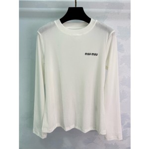 미우미우 긴팔 티셔츠 M92201 2025/신상