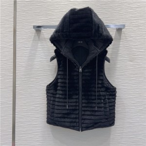 디올 양면 후드 조끼 D93706 2025/신상