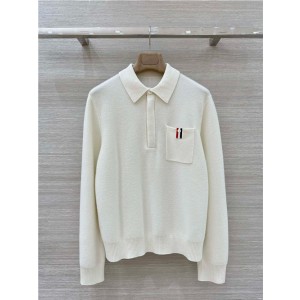 톰브라운 캐시미어 긴팔 폴로 니트 T66651 2025/신상