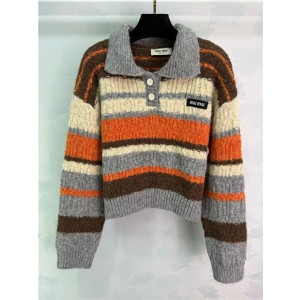 미우미우 긴팔 폴로 니트 M72659 2025/신상