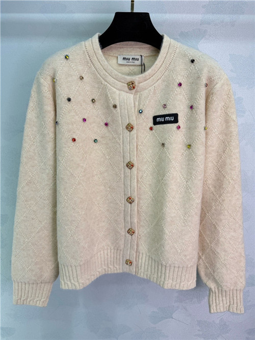 미우미우 긴팔 가디건 M12495 2026/신상
