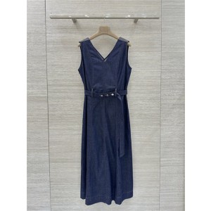 브루넬로 쿠치넬리 데님 민소매 원피스 B14507 2026/신상