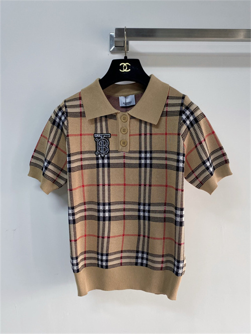 버버리 반팔 폴로 니트 B42204 2026/신상