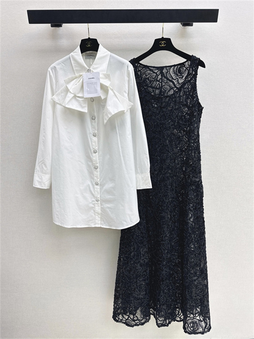 샤넬 긴팔 셔츠 민소매 원피스 세트 C04801 2026/신상