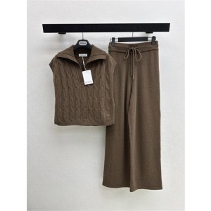 막스마라 민소매 폴로 니트 캐주얼 바지 세트 M73801 2026/신상