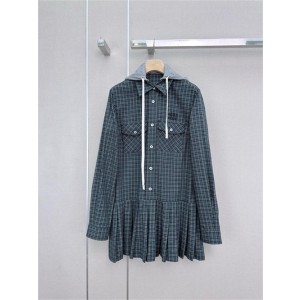 미우미우 후드 셔츠 원피스 M83306 2026/신상